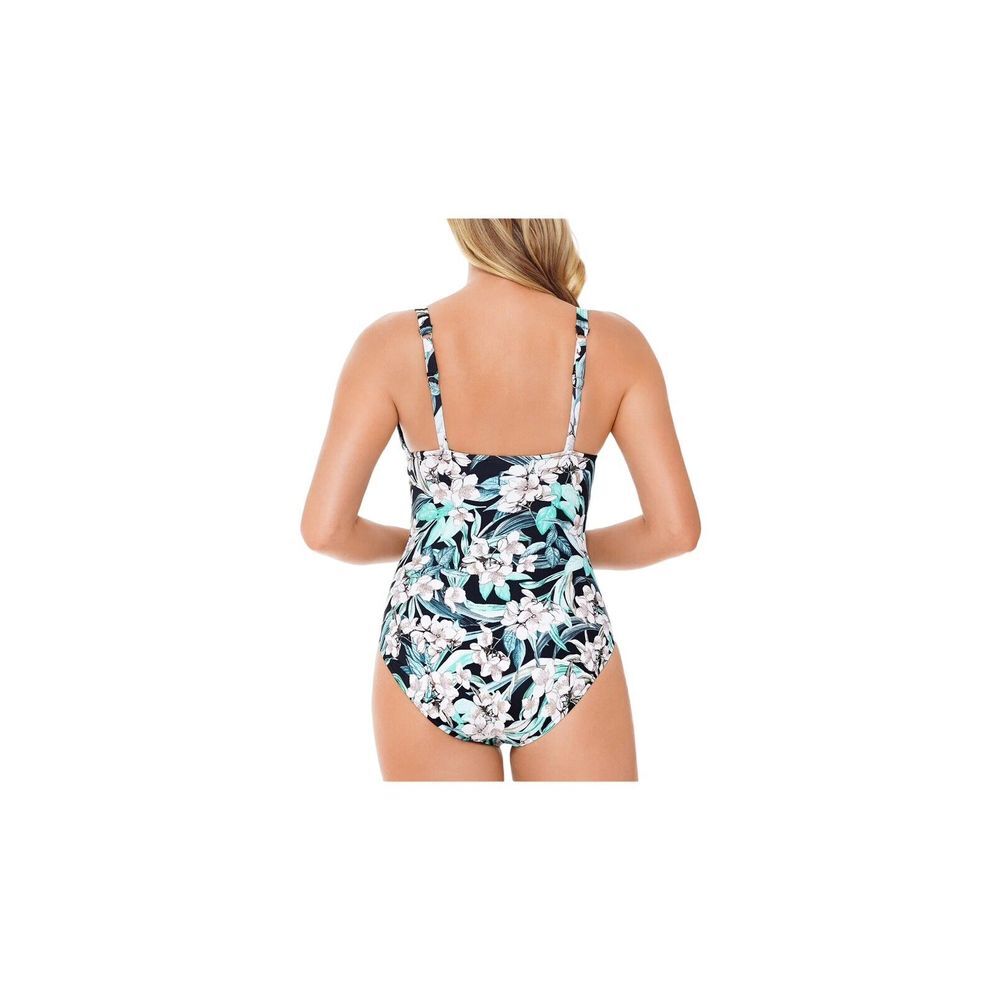 Swim Solutions Women's Plunge Tummy Control One Piece Swimsuit SZ 18‎ - Picture 8 of 8